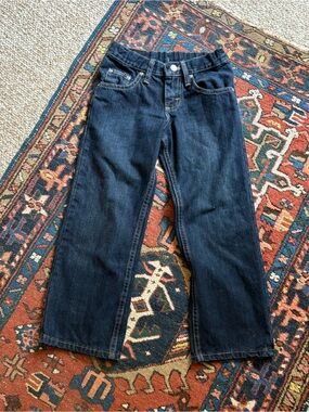 Lee premium select Kids Dark Blue Straight Jeans size 8 R